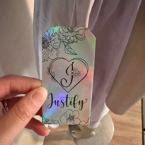 Lavender Lace Trim Dress - Picture 6 of 6